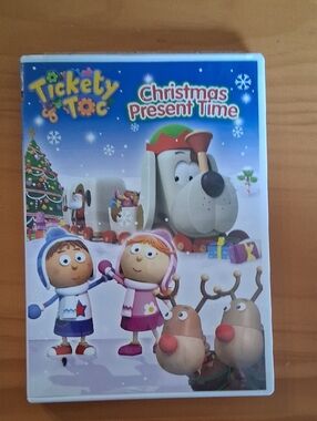 Christmas Present Time DVD - Kids Holiday Movie (Blue, White)